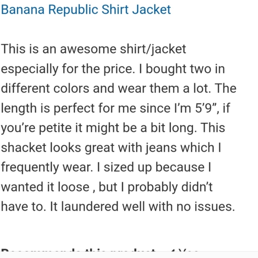 Banana Republic Ladies' Shirt Jacket, nwt - Picture 8 of 8